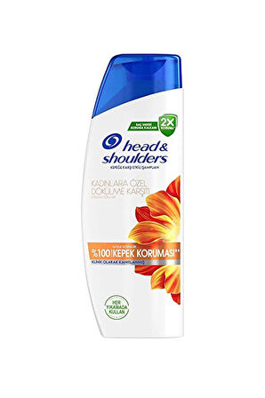 3 ADET  Head And Shoulders Şampuan Saç Dökülmesi Karşıtı Kadın 1+1 330 ml