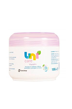 3 ADET  Uni Vazelin 100 ml