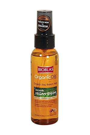 3 ADET  Bioblas Saç Bakım Yağı Botanic Oils 100 ml Argan