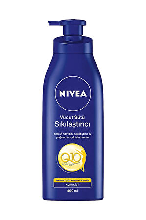 3 ADET  Nivea Vücut Sütü Q10 Sıkılaştırıcı 400 ml