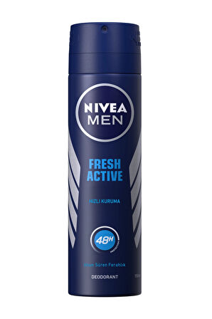 3 ADET  Nivea Deodorant Fresh Active 150 ml