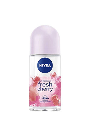 3 ADET  Nivea Roll-on Fresh Cherry 50 ml