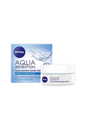3 ADET  Nivea Visage Aqua Sensation Canlandırıcı Bakım Kremi 50 ml