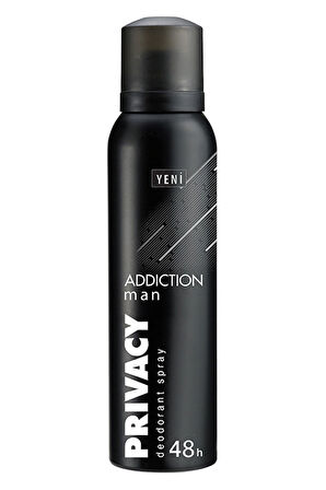 3 ADET  Privacy Deodorant Addiction Erkek 150 ml