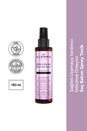 3 ADET  Alerma Saç Bakım Spreyi Biotin&Keratin 150 ml
