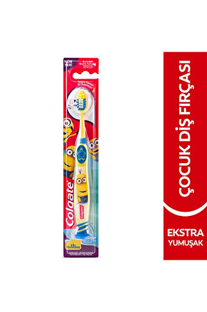 3 ADET  Colgate Diş Fırçası Çocuk Minions 6+