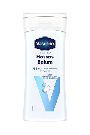 3 ADET  Vasaline 200 ml Losyon Hassas Bakım