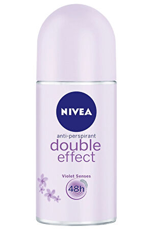 3 ADET  Nivea Roll-On Double Effect 50 ml