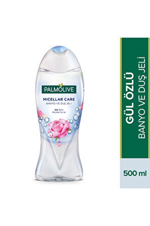3 ADET  Palmolive Duş Jeli Micellar Care Gül Özlü 500 ml