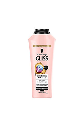 3 ADET  Gliss Şampuan Split Hair Miracle 400 ml