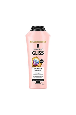 3 ADET  Gliss Şampuan Split Hair Miracle 400 ml