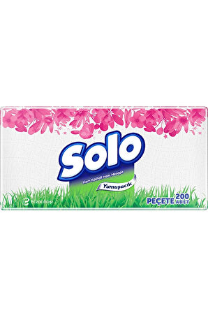 3 ADET  Solo Süper Peçete 200'lü