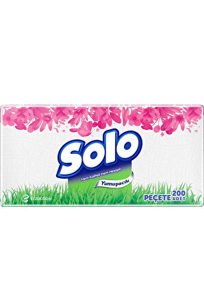 3 ADET  Solo Süper Peçete 200'lü
