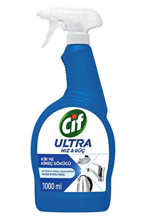 3 ADET  Cif Sprey Ultra Hızlı 1000 ml Banyo