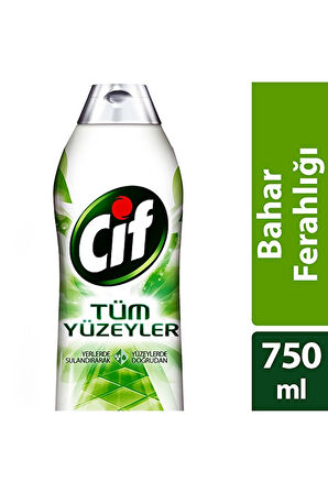 3 ADET  Cif Tüm Yüzeyler 750 ml Bahar Ferahlığı