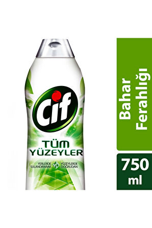 3 ADET  Cif Tüm Yüzeyler 750 ml Bahar Ferahlığı