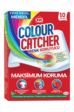 3 ADET  K2r Renk Koruyucu Mendil 10'lu