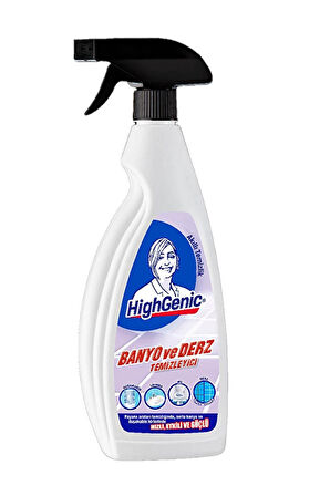 3 ADET  Highgenic Banyo ve Derz Temizleyici Köpük 750 Ml