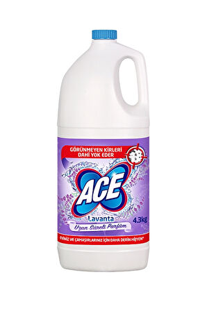 3 ADET  Ace Çamaşır Suyu 4 l Lavanta