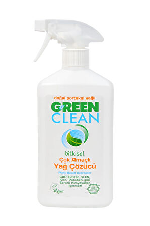 3 ADET  Green Clean Bitkisel Çok Amaçlı Yağ Çözücü 500 ml