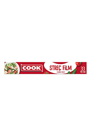 3 ADET  Cook Strec Film 33 Metre