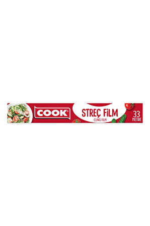 3 ADET  Cook Strec Film 33 Metre