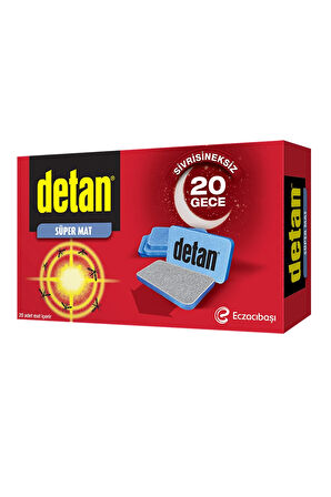 3 ADET  Detan Süper Mat Tablet Yedek 20'li