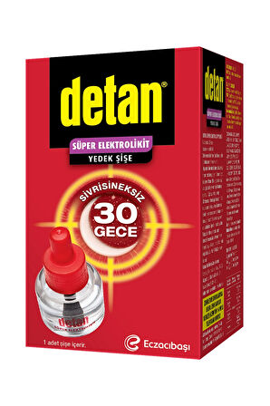 3 ADET  Detan Süper Elektrolikit Yedeği 30 Gece