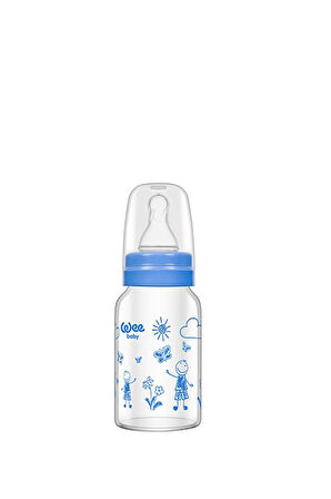 3 ADET  Wee Baby Isıya Dayanıklı Cam Biberon 120 ml