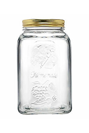 3 ADET  Paşabahçe Kavanoz Metal Kapaklı 1500 Cc