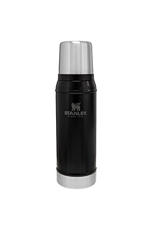 3 ADET  Stanley Klasik Vakumlu Termos Matte Black 0,75 Litre