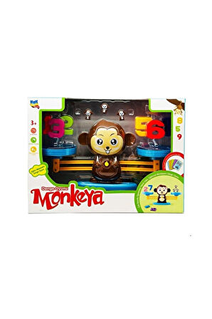 3 ADET  Eğitici Denge Oyunu Monkeya (Pencereli