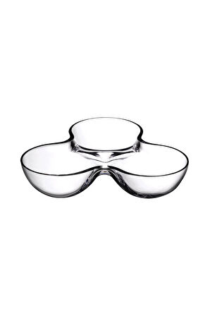 3 ADET  Paşabahçe Crystallin El Yapımı 3l'ü Çerezlik