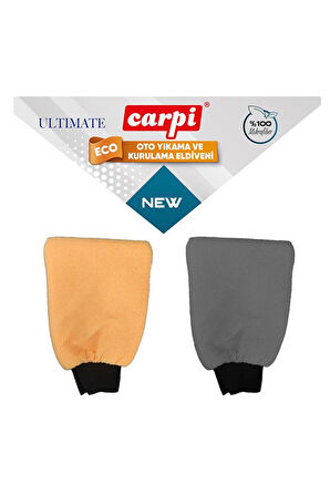 3 ADET  Carpi Mikrofiber Eko Oto Yıkama Kurulma Eldiveni