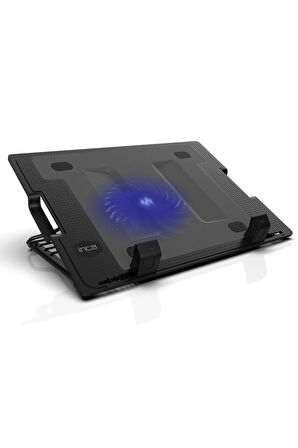 3 ADET  Inca Inc-343Fxs Sessiz Notebook Stand Soğutucu Siyah
