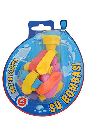 3 ADET  Su Bombası Blister Balon (25 Ad)
