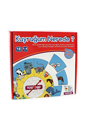 3 ADET  Todizoo Kuyruğum Nerede