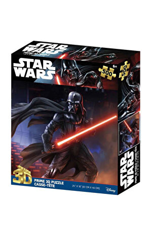3 ADET  Darth Vader  Prime 3D 500 Parça Puzzle