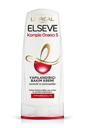 3 ADET  Elseve Saç Kremi 360 Ml Total Repair 5
