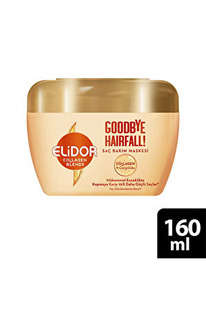 3 ADET  Elidor Collagen Blends Dökülme Karşıtı Sülfatsız Saç Bakım Maskesi 160 ml