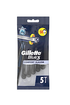 3 ADET  Gillette Blue3 Comport Slalom 5'li
