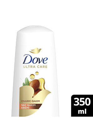 3 ADET  Dove Saç Kremi 350ml Argan Yağı ve Onarıcı Bakım