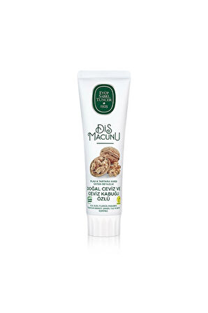 3 ADET  Eyüp Sabri Tuncer Doğal Ceviz ve Ceviz Kabuğu Özlü Diş Macunu 90 ml