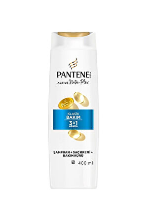 3 ADET  Pantene Klasik Bakım 3+1 400 ml Şampuan