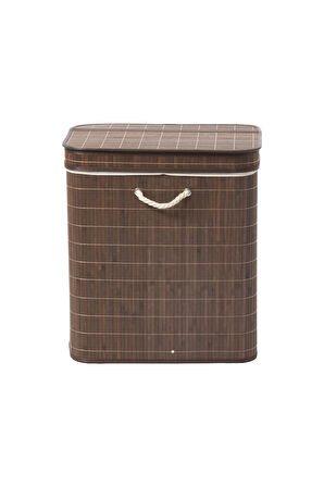 3 ADET  Hometime Bambu Sepet Çift Hazneli 52x32x60 cm