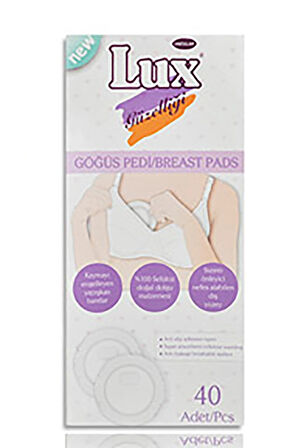 3 ADET  Lux Göğüs Pedi 40'lı