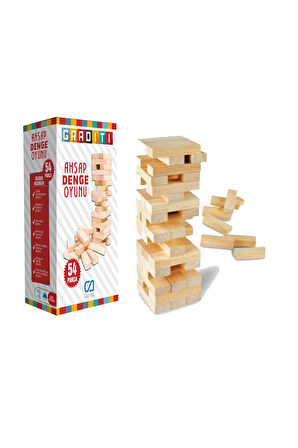 3 ADET  Graditi-Ahşap Denge Oyunu-Küçük Boy CA10008