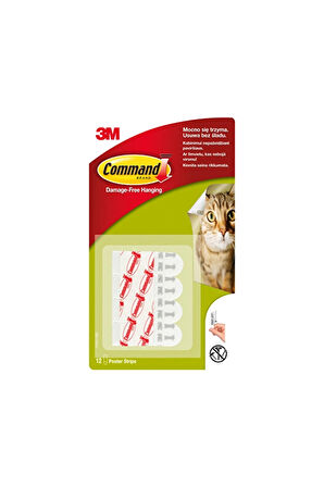 3 ADET  Command™ 17021-CEE Orta Boy Yedek Bant