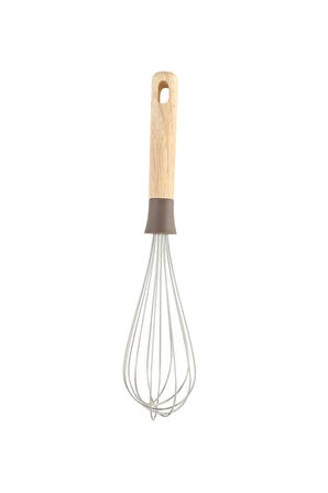 3 ADET  Hometime Ahşap Saplı Çırpıcı 30x6 cm