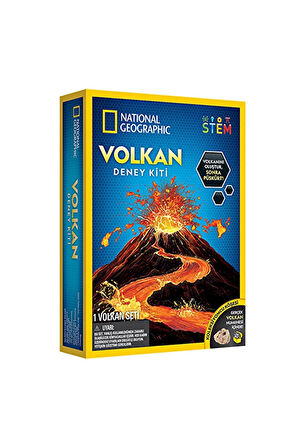 3 ADET  National Geographic Volkan Deney Kiti